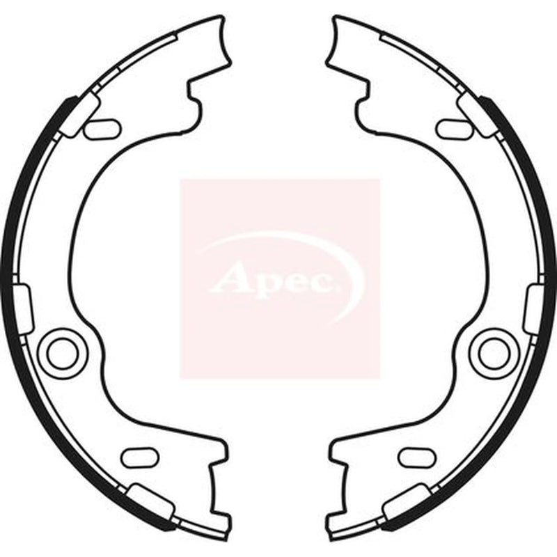 Apec Parking Brake Shoe Set SHU747