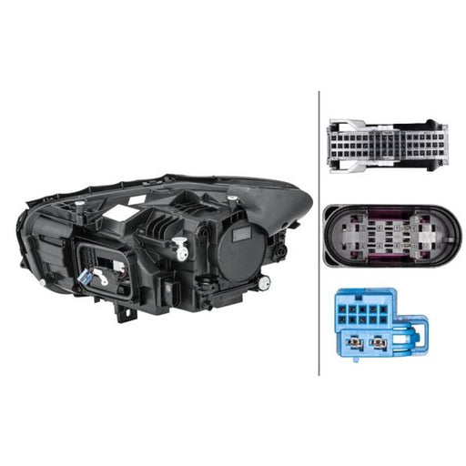 Hella Headlight Headlamp LED Right 1LX 014 993-681