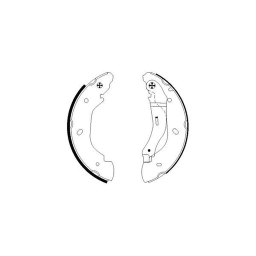 Mintex Brake Shoe Set Axle Kit MFR483