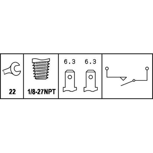 Hella Brake Light Switch 6DF 007 669-001