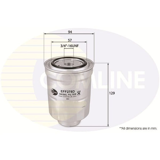 Comline Fuel Filter Element EFF275D