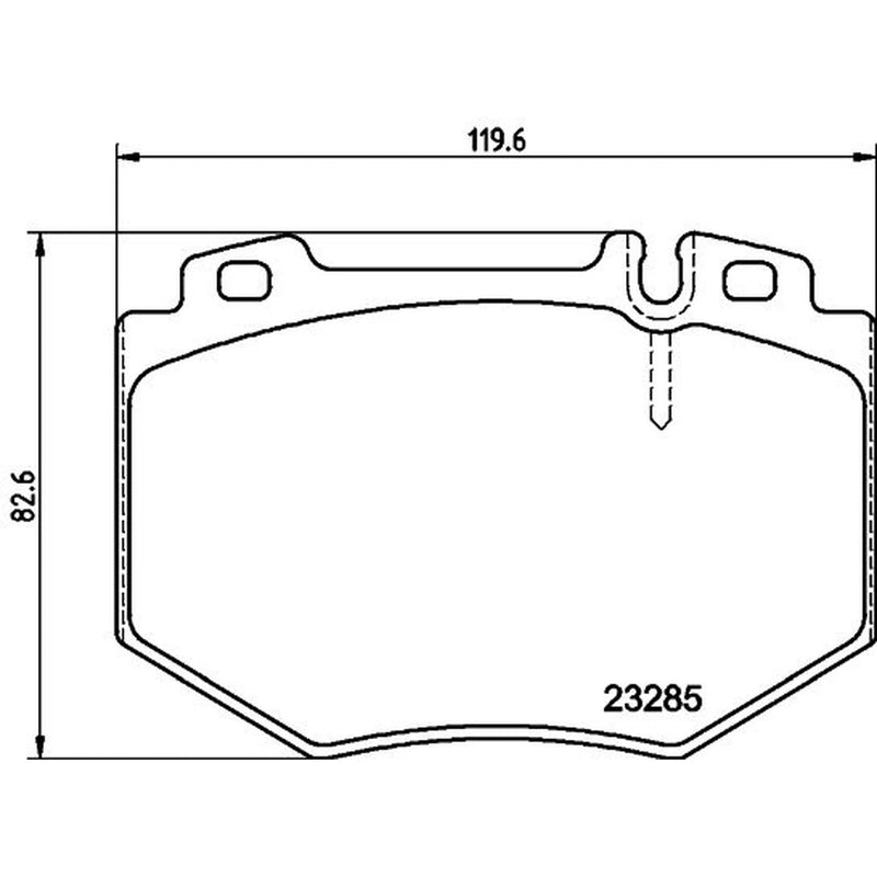 Mintex Front Brake Pad Set MDB2606