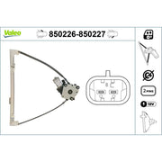 Valeo Electric Window Regulator Lifter Right Front 850227
