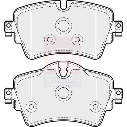Apec Front Brake Pad Set PD3759