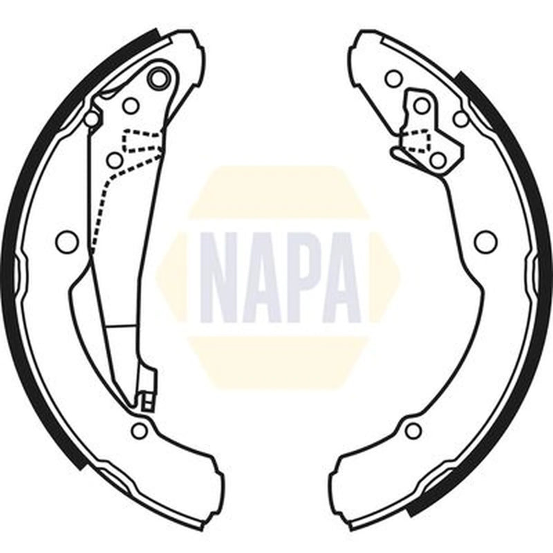 NAPA Brake Shoe Set Axle Kit NBS1036