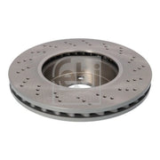 Febi 2 x Perforated/Vented Front Brake Discs 30552-x2