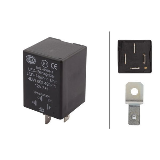 Hella Indicator Flasher Relay 4DW 009 492-111
