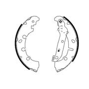 Mintex Brake Shoe Set Axle Kit MFR516