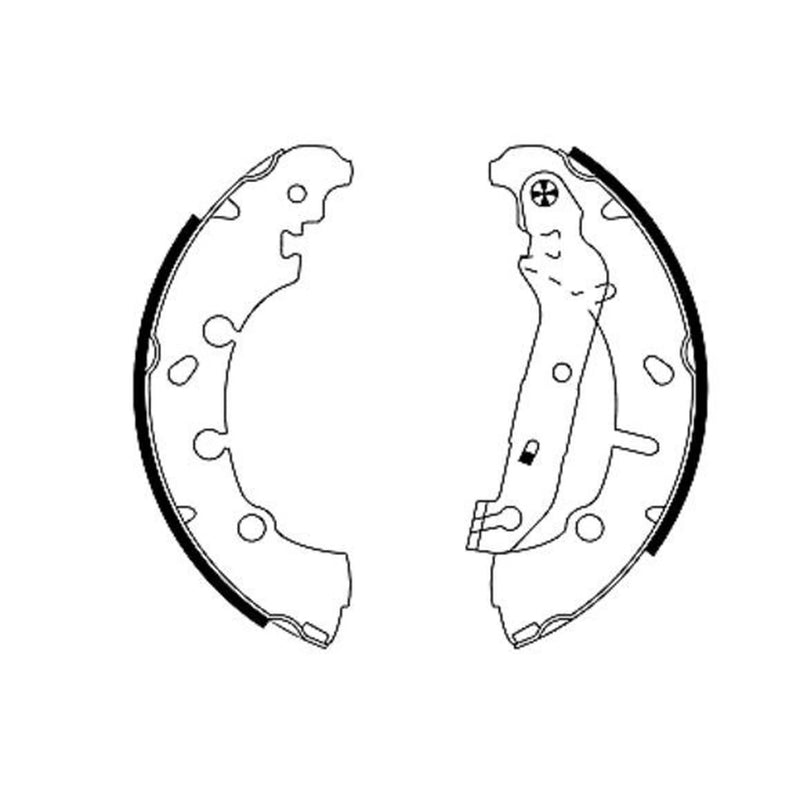 Mintex Brake Shoe Set Axle Kit MFR516