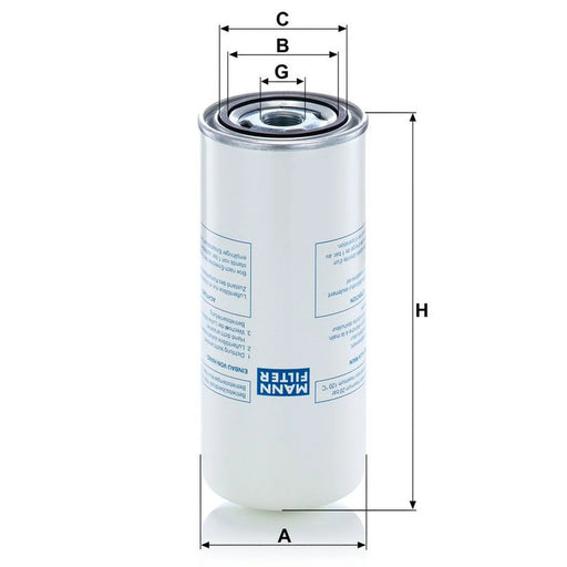 MANN-FILTER Ef 93mm LB 962/8