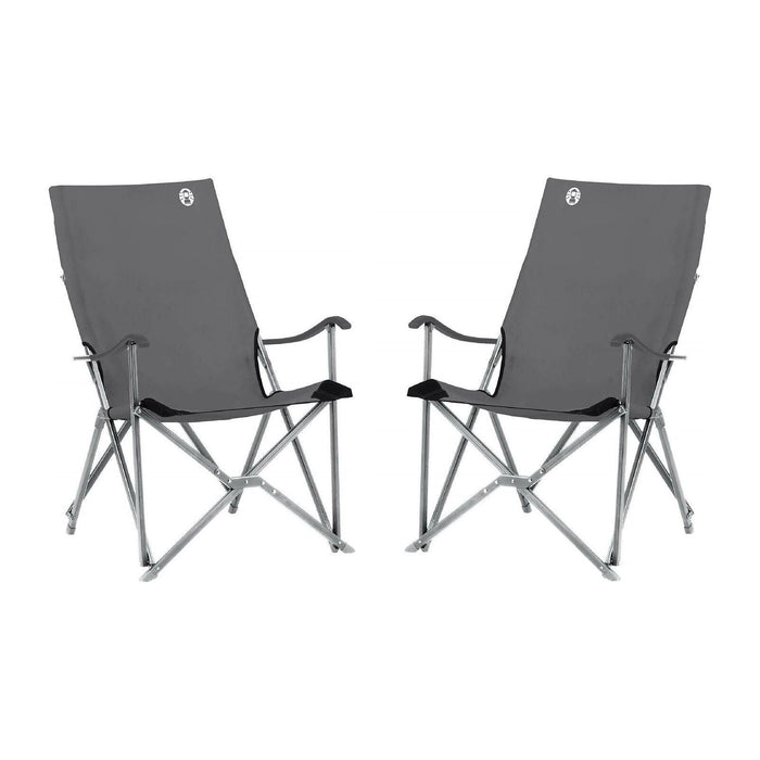 2x Coleman Aluminium Sling Chair Camping Furniture (Pair) - UK Camping And Leisure - Van Life Living