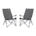 2x Coleman Aluminium Sling Chair Camping Furniture (Pair) - UK Camping And Leisure - Van Life Living