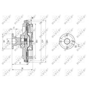 NRF Radiator Fan Clutch 49591