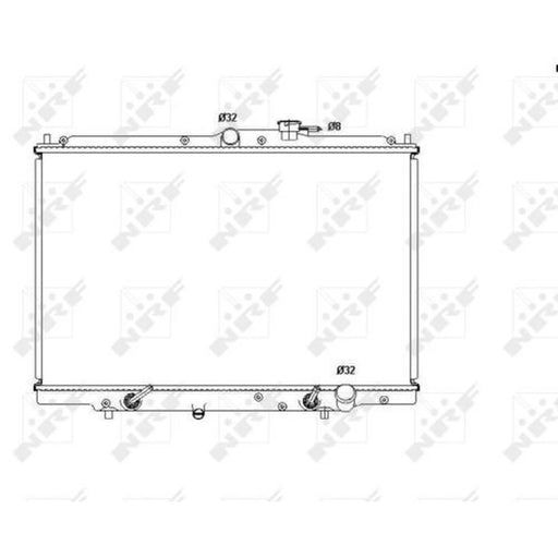NRF Engine Radiator 53515