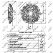 NRF Radiator Fan Clutch 49551