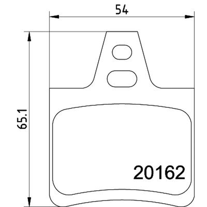 Mintex Rear Brake Pad Set MDB1425