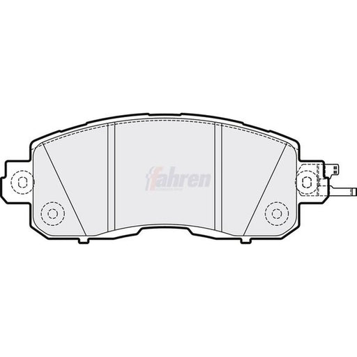 Fahren Front Brake Pad Set FBP3851