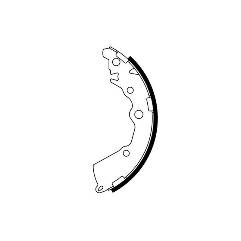 Bosch Brake Shoe Set Axle Kit 0 986 487 797