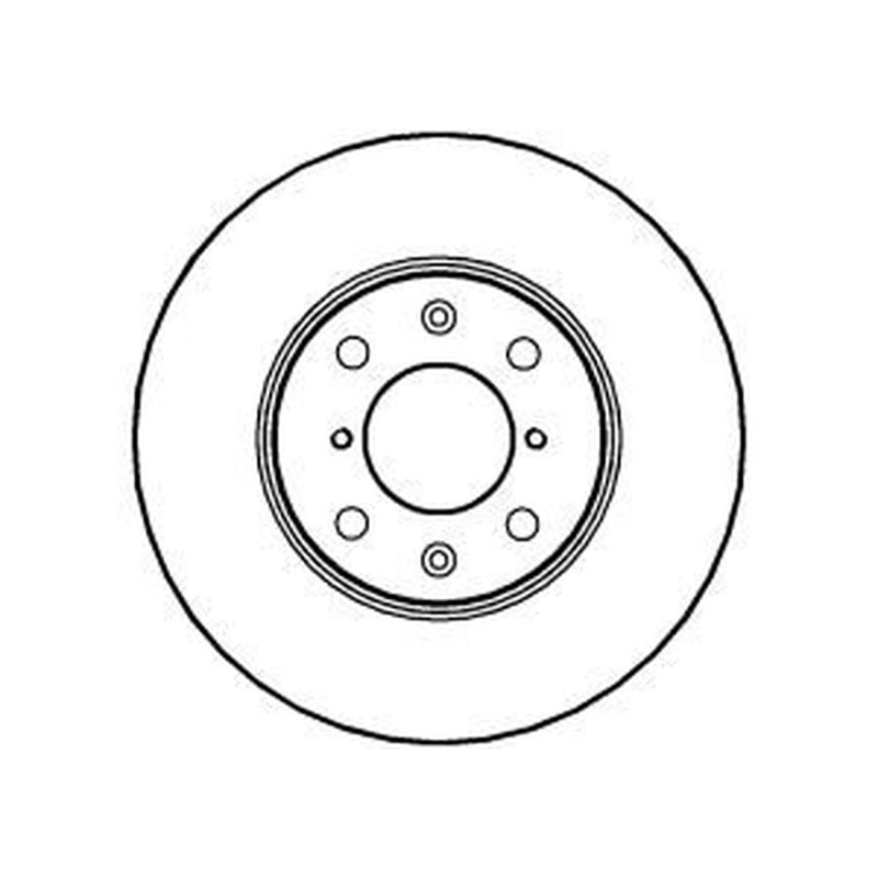 Abtex 2 x Vented Front Brake Discs BD1358V-x2