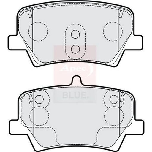Apec Rear Brake Pad Set PD4254