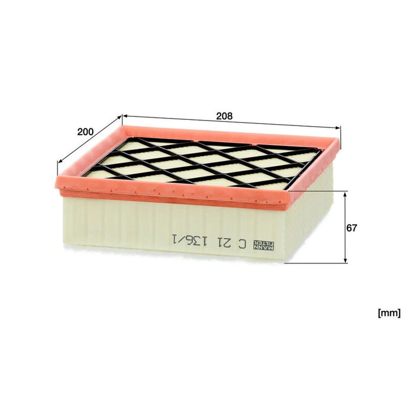 MANN-FILTER Engine Air Filter C 21 136/1