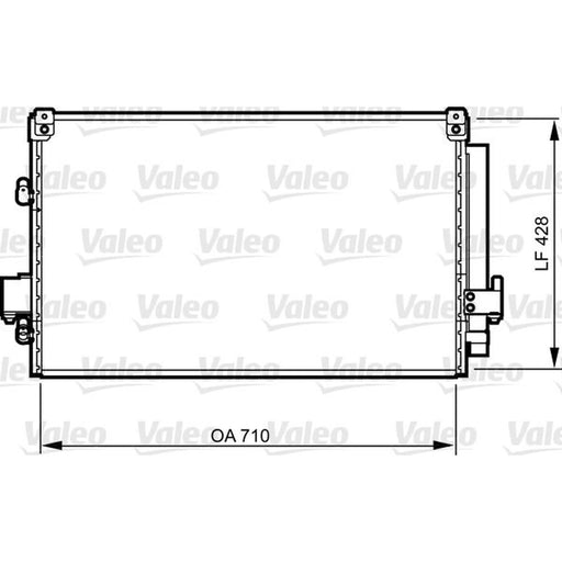Valeo Air Conditioning Condenser 814262