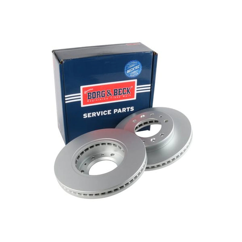 Borg & Beck 2 x Vented Front Brake Discs BBD5403-x2