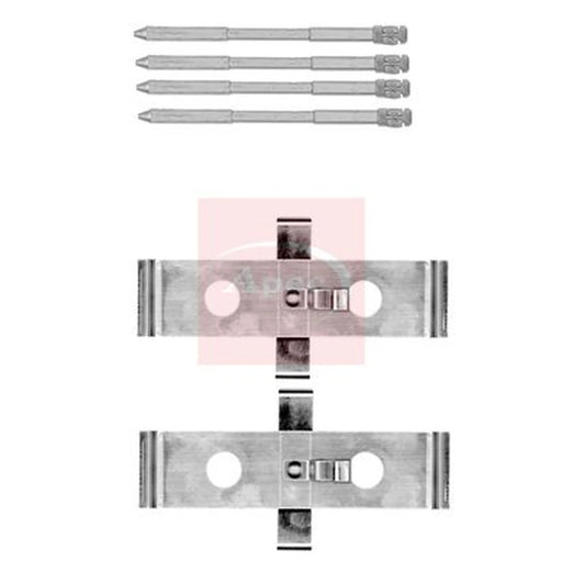 Apec Brake Pad Accessory Fitting Kit Front KIT1607