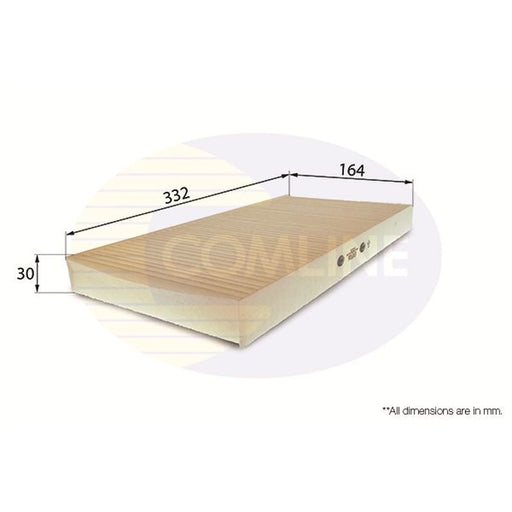 Comline Cabin Air Filter (Pollen Filter) EKF116