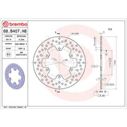 Brembo 2 x Front Floating Brake Disc Brake Discs 78B40871