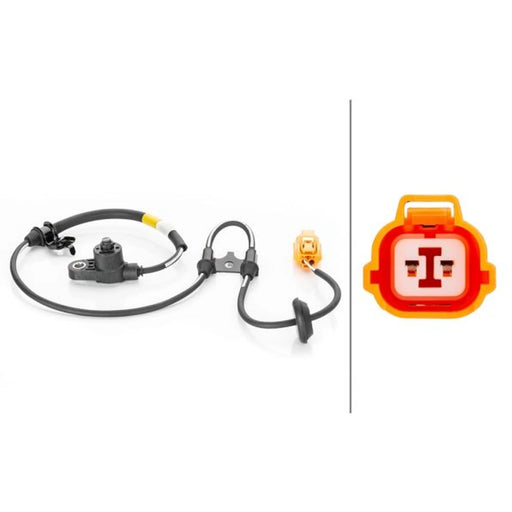 Hella ABS Wheel Speed Sensor Front 6PU 230 040-821