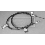 Borg & Beck Handbrake Cable Left Rear BKB3330