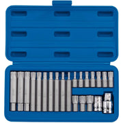 Draper Ribe 3/8, Socket and Bit Set, 1/2" Sq. Dr. (22 Piece) 16347 Draper  - Town Parts