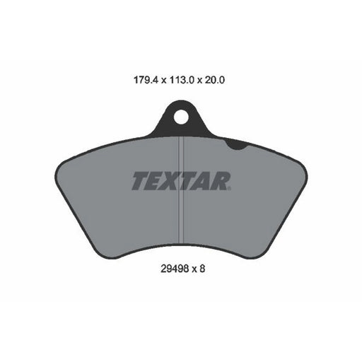 Textar Front Brake Pad Set 2949802