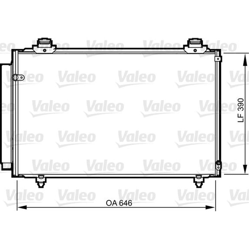 Valeo Air Conditioning Condenser 814212
