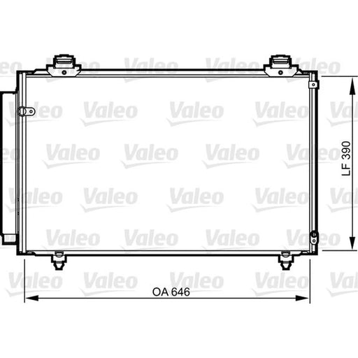 Valeo Air Conditioning Condenser 814212