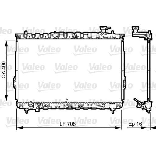 Valeo Engine Radiator 734909