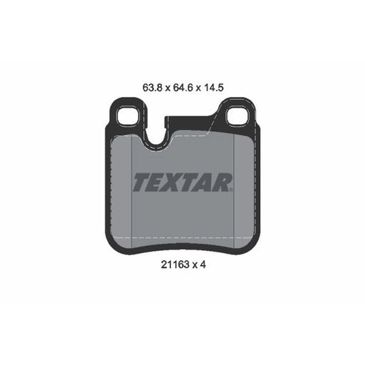 Textar Rear Brake Pad Set 2116301