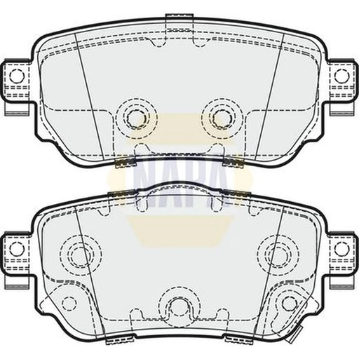 NAPA Rear Brake Pad Set NBP1204