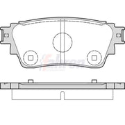 Fahren Rear Brake Pad Set fits Mitsubishi Eclipse Cross 2017 on 1.5