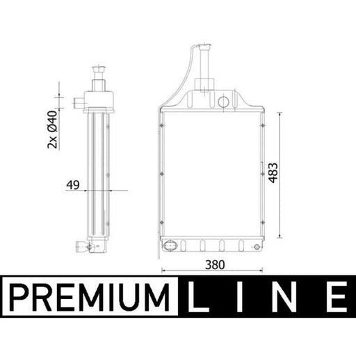 Mahle Engine Radiator CR 2305 000P