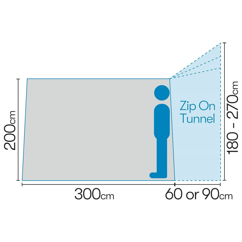 Triton 300 performance air shelter and drive away awning 12010273100001 - Westfield - Van Life Living