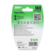 Valeo H4 Bulb Blister Aqua Vision 032514 032514