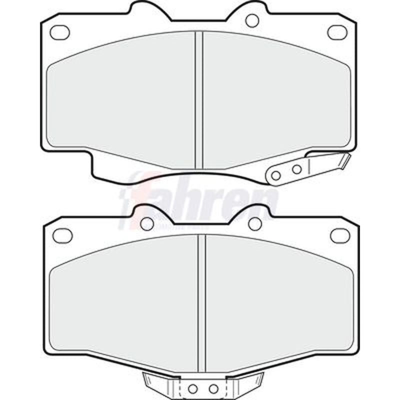 Fahren Front Brake Pad Set fits Toyota 4 Runner II 1989-1996 2.8