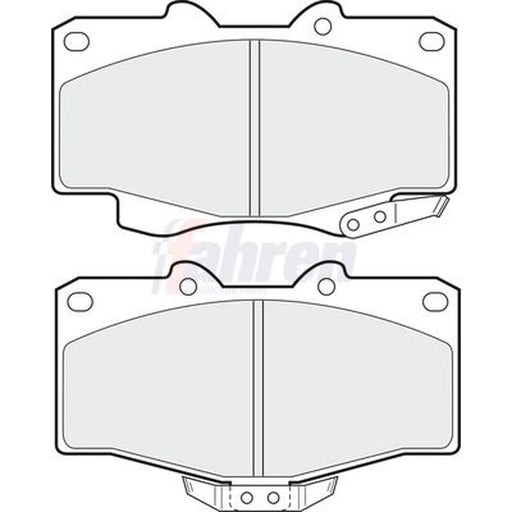 Fahren Front Brake Pad Set fits Toyota 4 Runner II 1989-1996 2.8