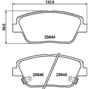 DON Front Brake Pad Set PCP1993