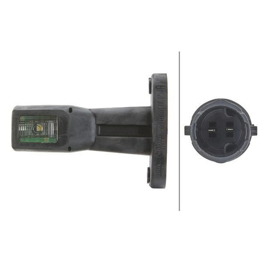 Hella Lamp Po S Sml Md12/24V Short 2XS 2XS Lateral Mounting 2XS 011 768-011