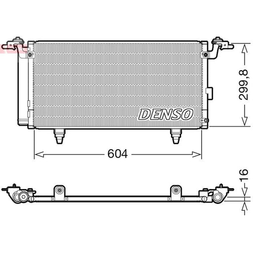 Denso Air Conditioning Condenser DCN36005