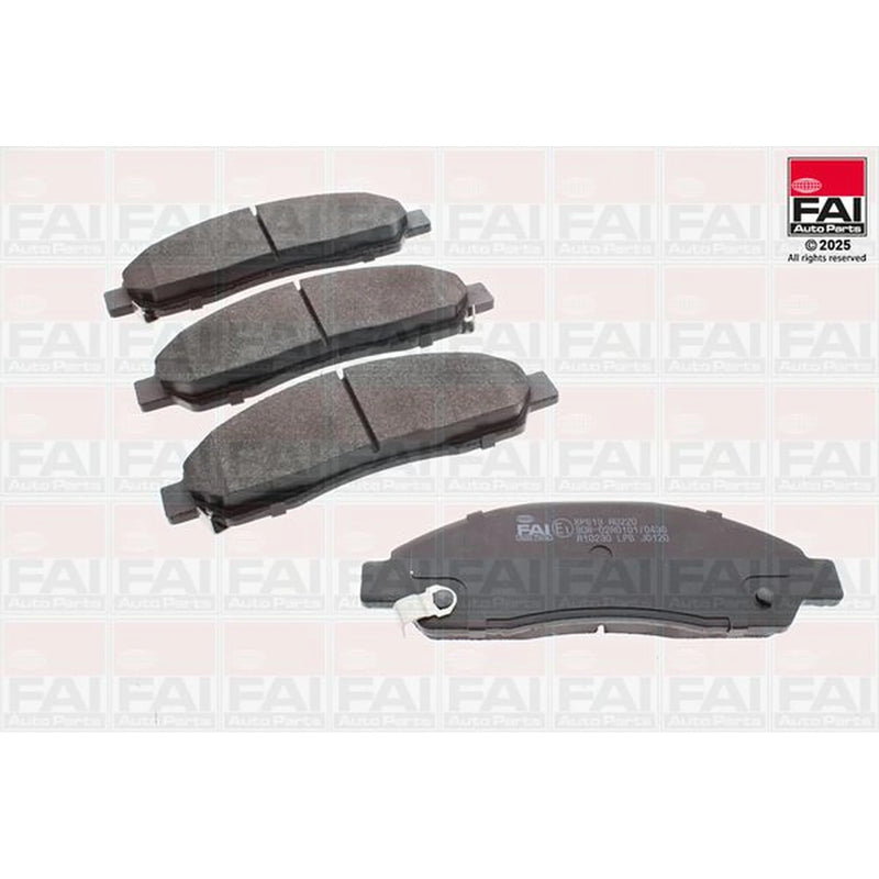 FAI Front Brake Pad Set BP619