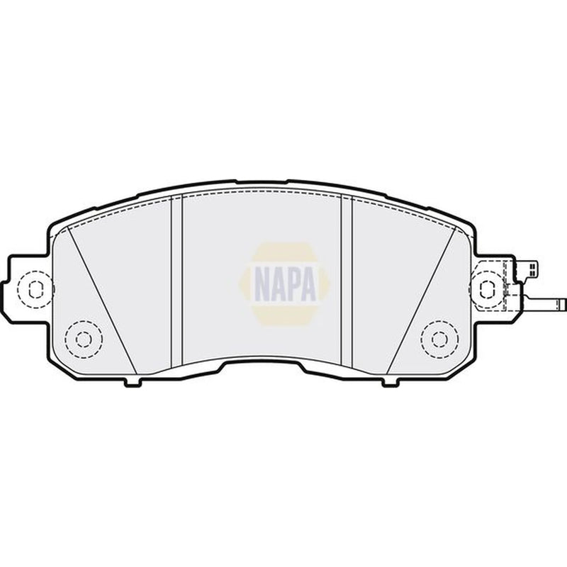 NAPA Front Brake Pad Set NBP1893